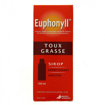 Euphonyll Sirop expectorant adulte 180ml