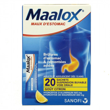 Maalox Citron x20 sachets
