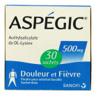 Aspegic 500mg x30 sachets