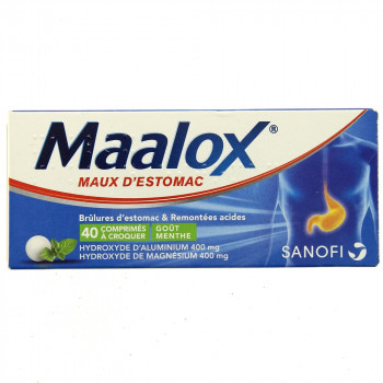 Maalox Menthe x40cpr