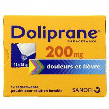 Doliprane 200mg x12 sachets