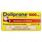 Doliprane 1g x8 comprimés...