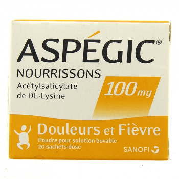 Aspegic 100mg nourrissons x20 sachets