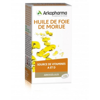 Arkogélules Huile de foie de morue x220 capsules Arkopharma