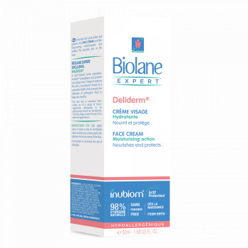 Deliderm Crème visage 50ml Biolane