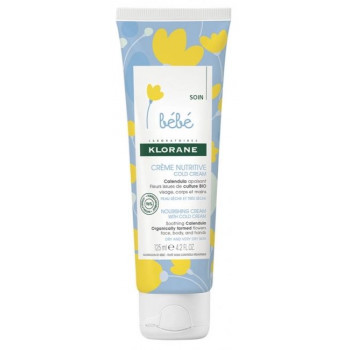 Crème nutritive au cold cream 125ml Klorane bébé