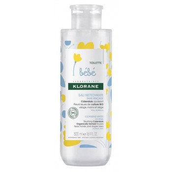 Eau nettoyante 500ml Klorane Bébé