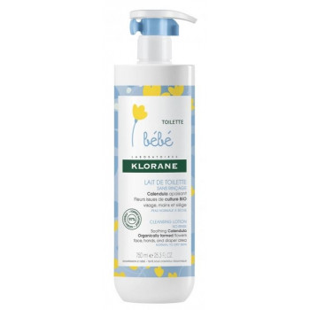 Lait de toilette protecteur 750ml Klorane bébé