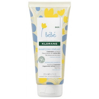 Shampooing doux démêlant 200ml Klorane Bébé