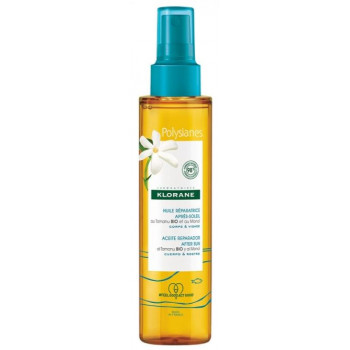 Huile réparatrice après soleil 200ml Klorane Polysianes