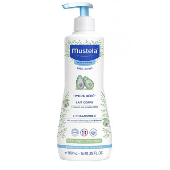 Hydra bébé lait corps à l'avocat bio 500ml Mustela