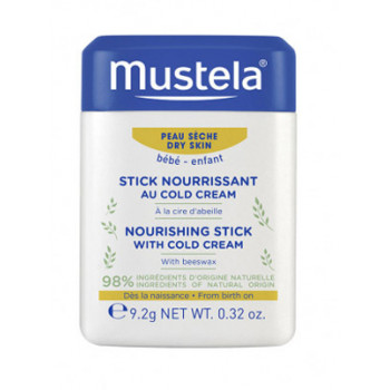 Stick nourrissant cold cream à la cire d'abeille bio  Mustela