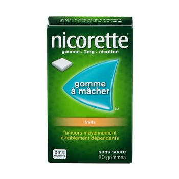 Nicorette 2mg fruits x30 Gommes