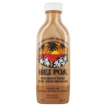 Pur Monoï Tahiti Nacres Or 100ml Hei Poa
