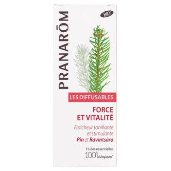 Les Diffusables Force et Vitalité Bio 30ml Pranarôm