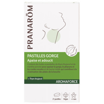 Aromaforce Pastilles Gorge x21 Pranarôm
