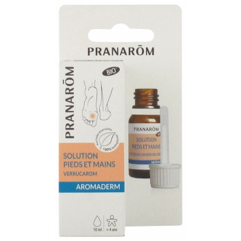 Aromaderm Lotion Pieds et Mains Bio 10ml Pranarôm