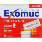 Exomuc 600mg toux grasse x6 sachets