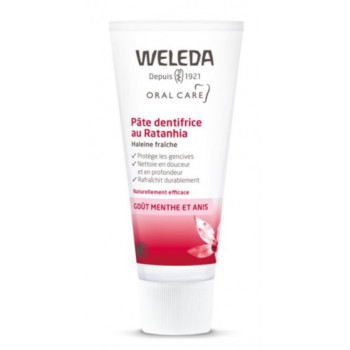 Dentifrice au Ratanhia 75ml Weleda