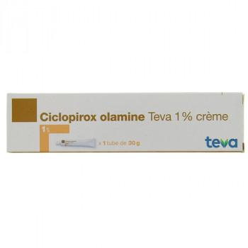 Ciclopirox Olamine Teva 1% crème 30g