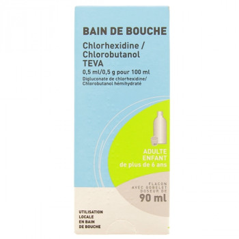 Chlorhexidine/Chlorobutanol Teva 90ml