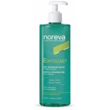 Exfoliac Gel moussant doux 400ml Noreva