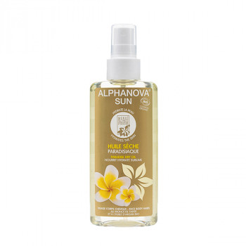 Huile sèche paradisiaque bio 125ml Alphanova