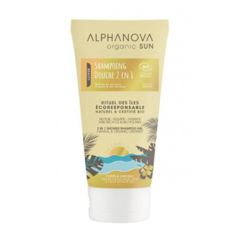 Shampoing douche 2 en 1 Organic Sun 150ml Alphanova