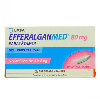 EfferalganMed 80mg 10suppositoires