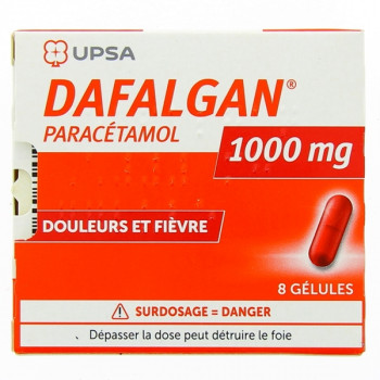 Dafalgan 1000mg 8 gélules 