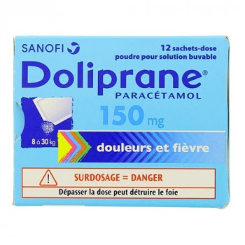 Doliprane 150mg x12 sachets