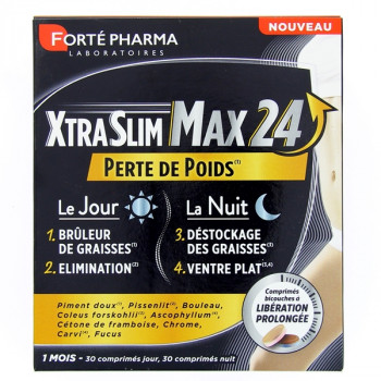XtraSlim Max 24h Jour/Nuit x30 gélules Forté Pharma