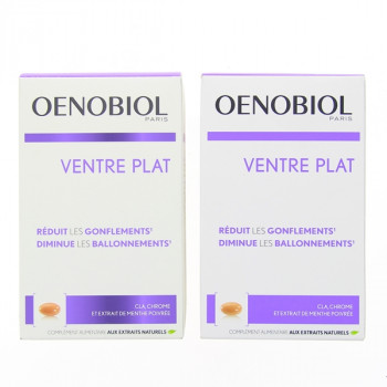 Oenobiol Ventre plat 2x60capsules