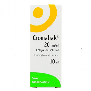 Cromabak 20mg/ml Collyre 10ml