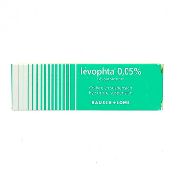 Levophta 0,05% Collyre 5ml Bausch + Lomb