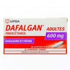 Dafalgan 600mg 10suppositoires...