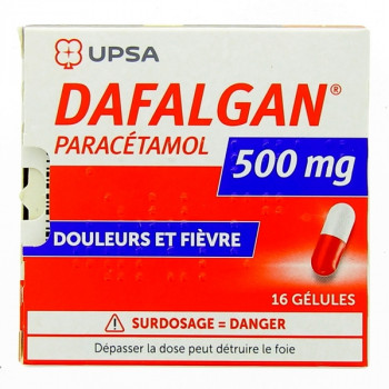 Dafalgan 500mg 16 gélules