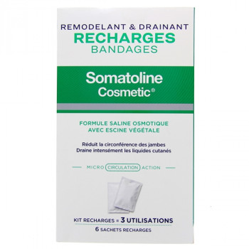 Recharges bandages x6 sachets Somatoline