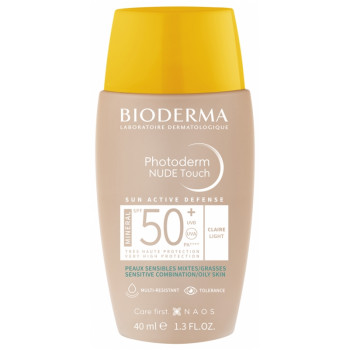 Photoderm Nude Touch SPF50+ Teinte Claire 40ml Bioderma
