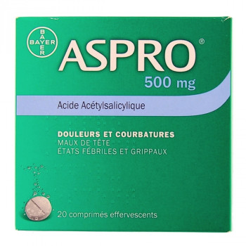 Aspro 500mg 20cpr effervescents