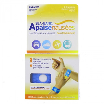 Bracelets Apaise nausées Enfant Sea Band