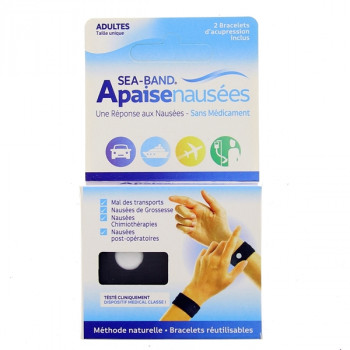 Bracelets Apaise Nausée Adulte Sea Band