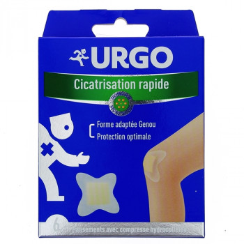 Pansements Cicatrisation rapide Genou x6 Urgo