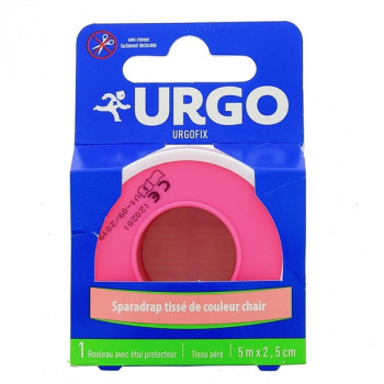 UrgoFix Sparadrap Tissé Chair 2,5cmx5m Urgo