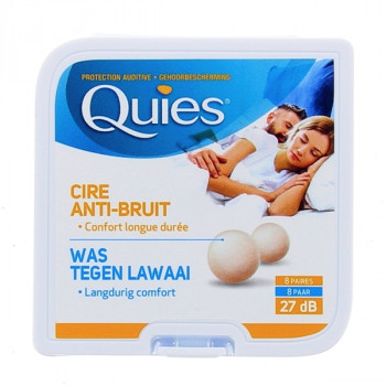 Cire Anti-bruit protection auditive x8 paires Quies