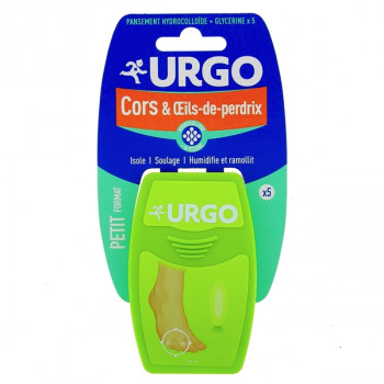Cors & œils-de-perdrix Pansements x5 Petit format Urgo