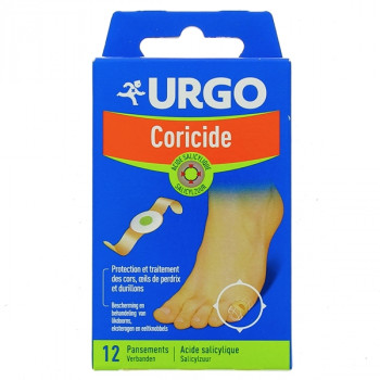 Coricide Pansements Acide salicylique x12 Urgo