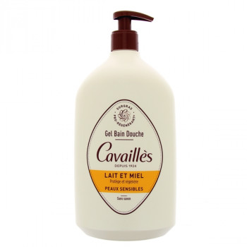 Gel bain douche Lait et miel Surgras 1L Rogé Cavaillès