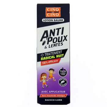 Lotion Baume anti-poux & lentes Radical Nuit 100ml Cinq sur Cinq