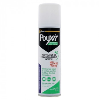 Pouxit Environnement Actif végétal Aérosol Traitement anti-poux & lentes 150ml
